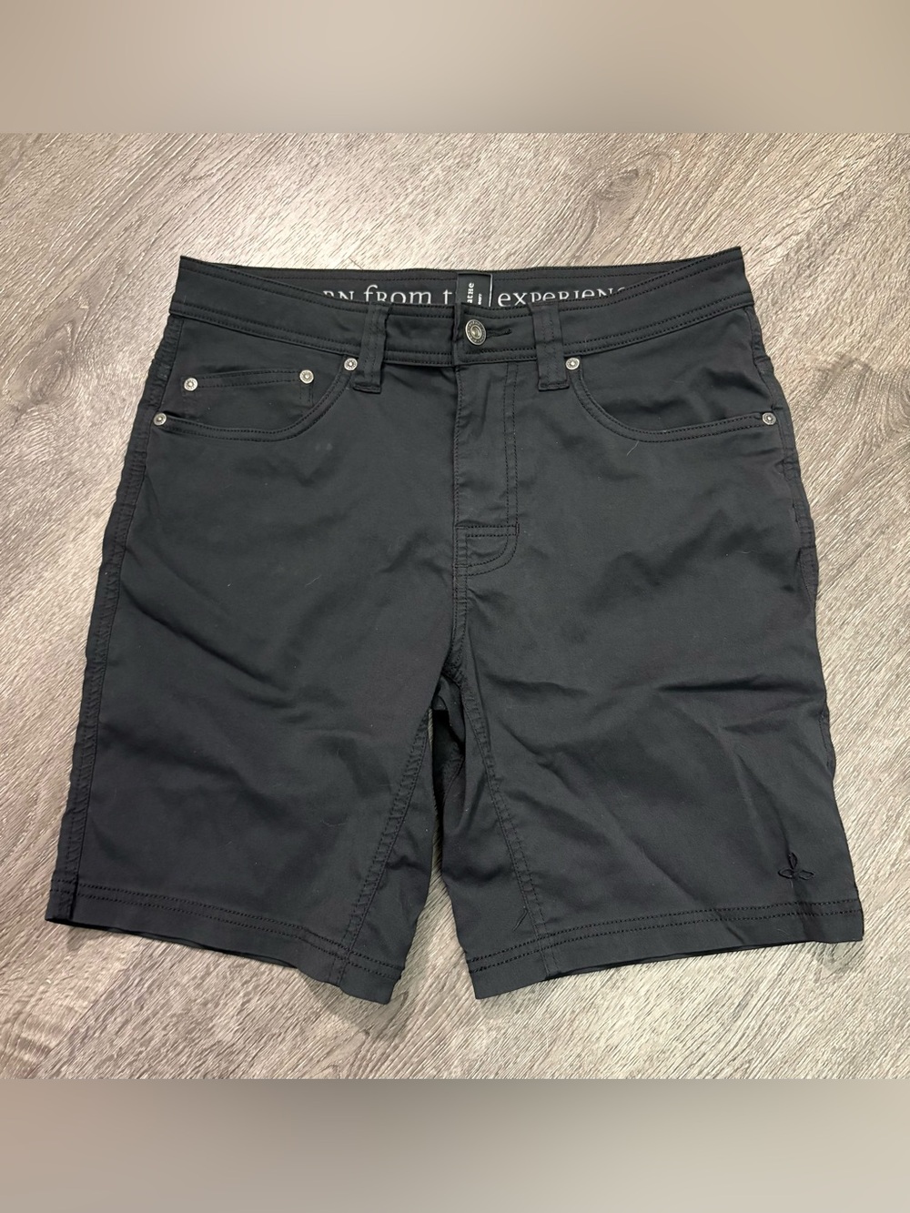 Prana Men’s 30x9L (32) Brion Shorts Black M3BRIO113 Stretch Nylon Hiking Casual*